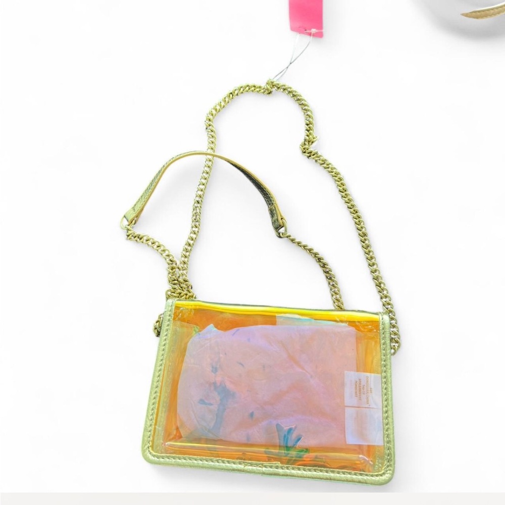 Lily Pulitzer Iridescent Gold Chain Crossbody Bag - Picture 3 of 3
